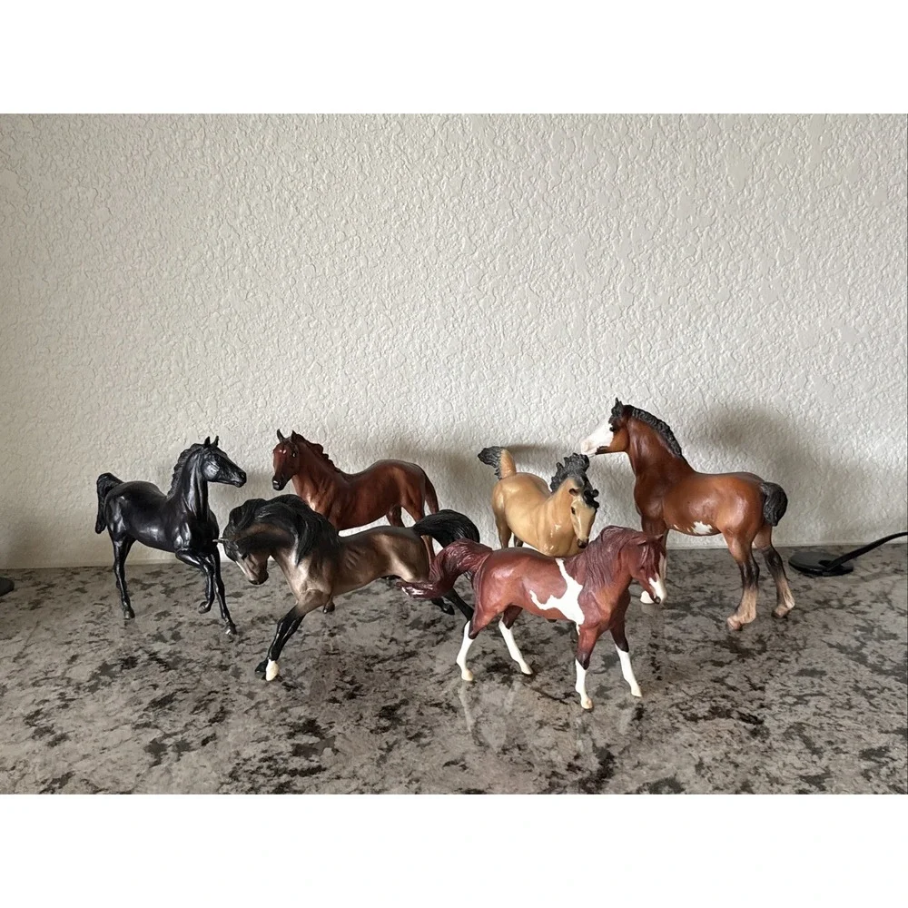 Lot Of 6- Play or Display Traditional Breyer Horses